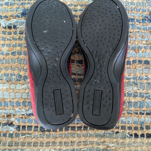 Red Suede Slip On Loafers 7.5 Walking Shoes Comfort Cushion Slip On Royalcore Ro - Picture 8 of 9